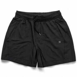 Sweaty Betty Womens Shorts US 4 UK 8 Black Drawstring Athletic Pockets